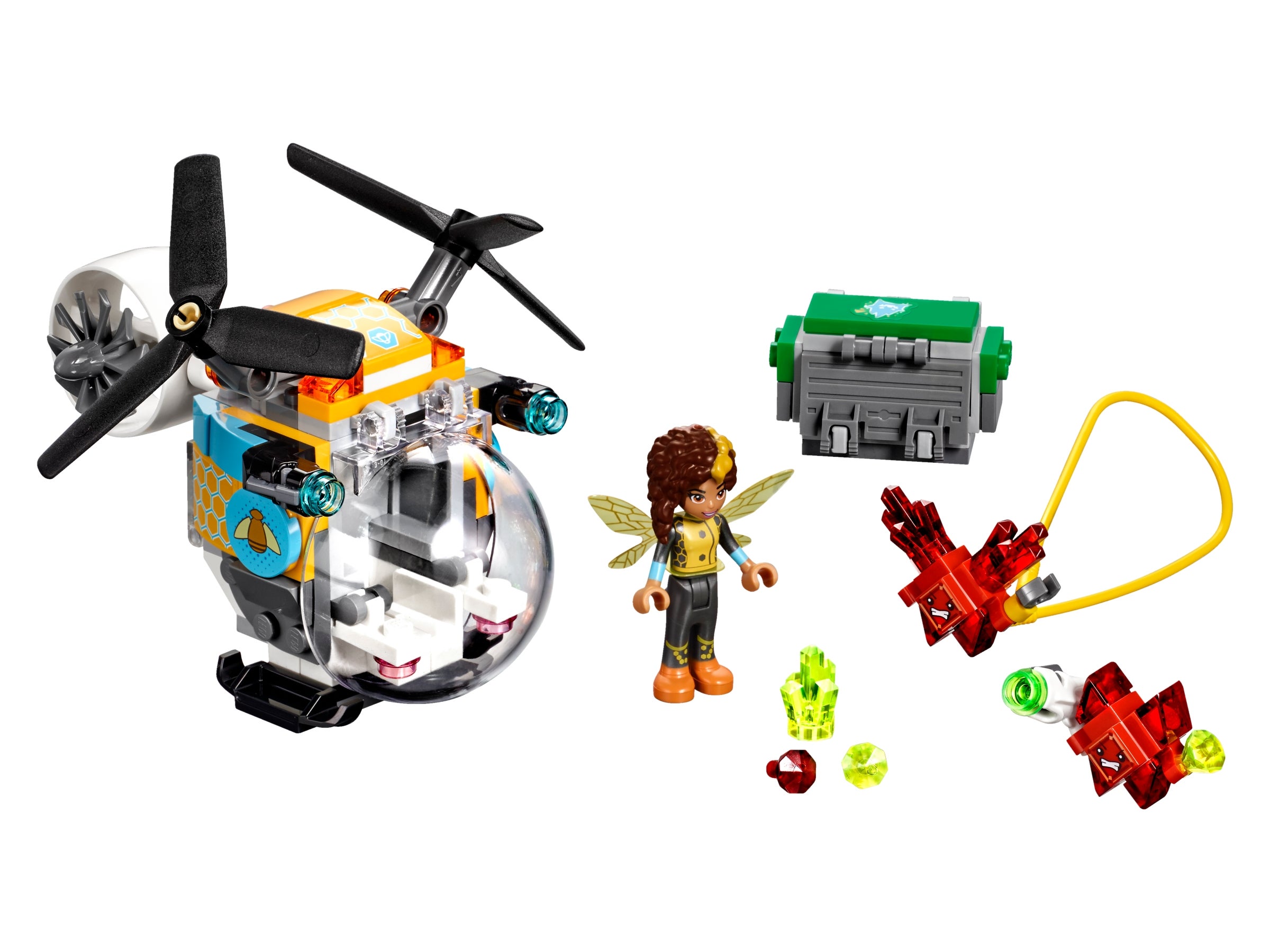 LEGO DC Super Hero Girls 41234 BUMBLEBEE HELICOPTER Kryptomites dumpster NEW